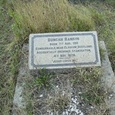 RANKIN Duncan 1911-1928