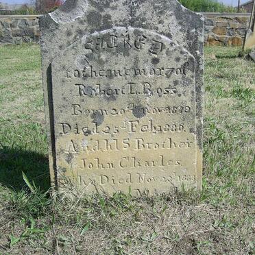 ROSS Robert 1878-1880 :: ROSS John Charles -1888