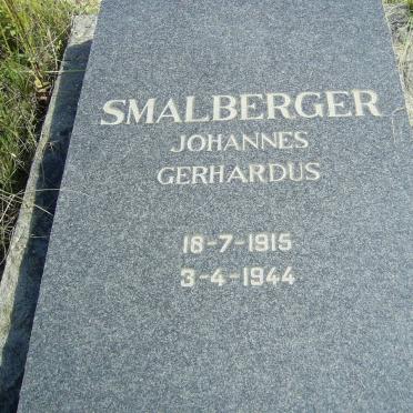 SMALBERGER Johannes Gerhardus 1915-1944