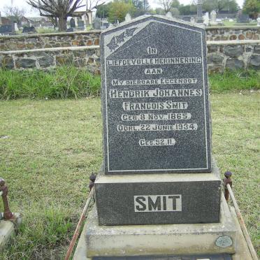 SMIT Hendrik Johannes Francois 1865-1934