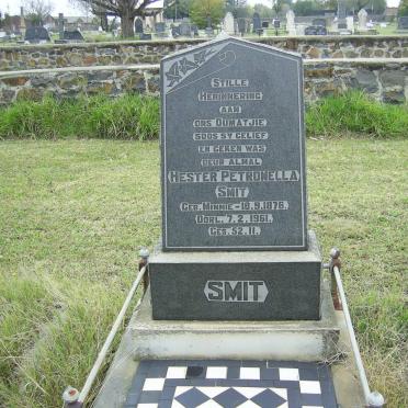 SMIT Hester Petronella nee MINNIE 1876-1961