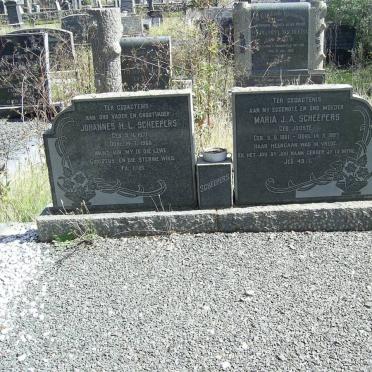 SCHEEPERS Johannes H.L. 1871-1965 &amp; Maria J.A. JOOSTE 1881-1957