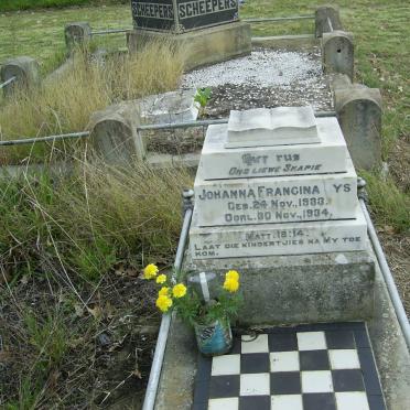 UYS Johanna Francina 1933-1934