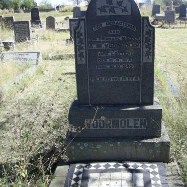 VOORMOLEN A.M. nee LOTTER 1871-1943