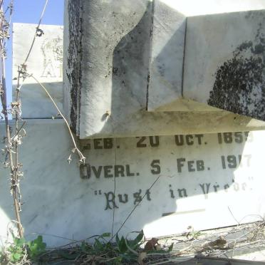 VILJOEN Anna Maria nee GROBLER 1859-1917