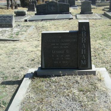 ABRAHAM George G. 1905-1969