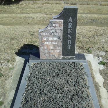 ARENDT Johanna Gertruida 1911-1982