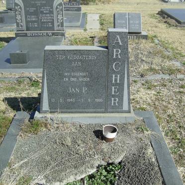 ARCHER Jan P. 1945-1985