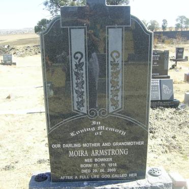 ARMSTRONG Moira nee BOWKER 1916-2003