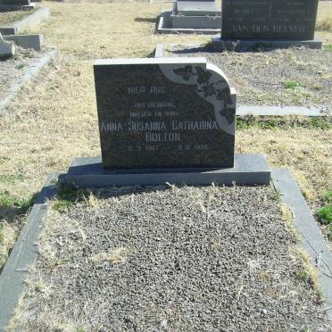 BOLTON Anna Susanna Catharina 1907-1988