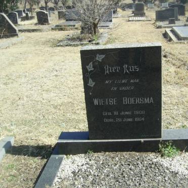 BOERSMA Wietse 1908-1964