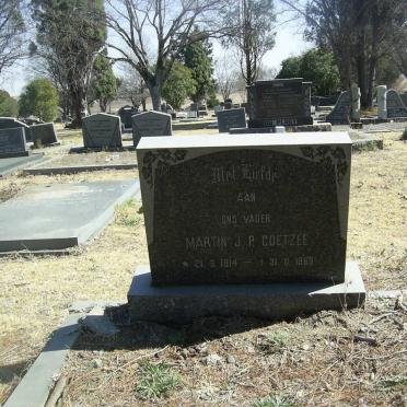 COETZEE Martin J.P. 1914-1969