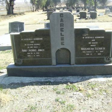 CARELSE Adolf Jacobus Jonker 1890-1975 &amp; Margaretha Elizabeth 1899-1980