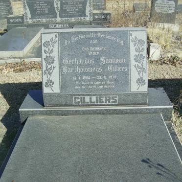 CILLIERS Gerhardus Saaiman Bartholomeus 1894-1979