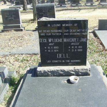 DELL Cecil McLuckie 1893-1974 &amp; Margaret Jane 1901-1986