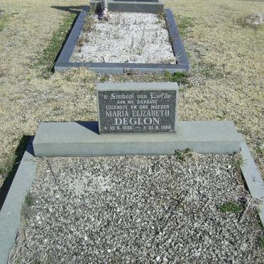 DEGLON Maria Elizabeth 1935-1986