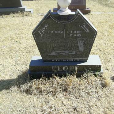 ELOFF Deon 1950- &amp; Tillie 1954-1998