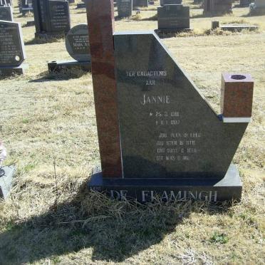 FLAMINGH Jannie, de 1918-1997
