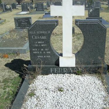FERRARIS Cesare 1927-1990