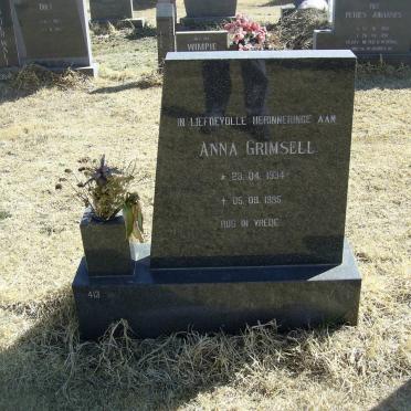 GRIMSELL Anna 1934-1995