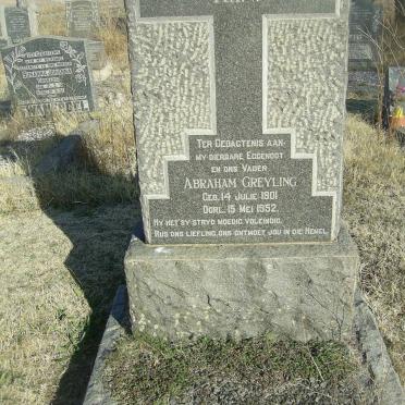 GREYLING Abraham 1901-1952