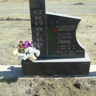 GROBLER Chrissie 1925-2004