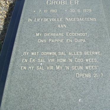 GROBLER ? 1910-1979