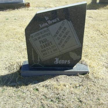 JONES Paul Barry 1973-1989