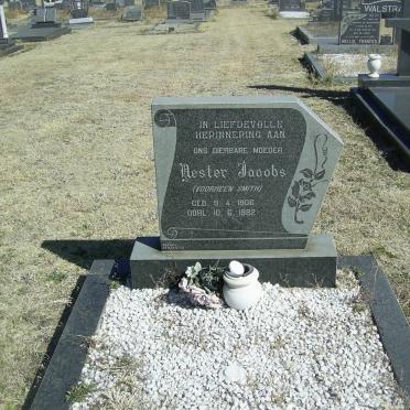 JACOBS Hester nee SMITH 1906-1982