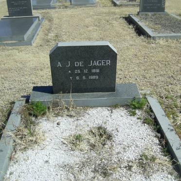 JAGER A.J., De 1891-1989