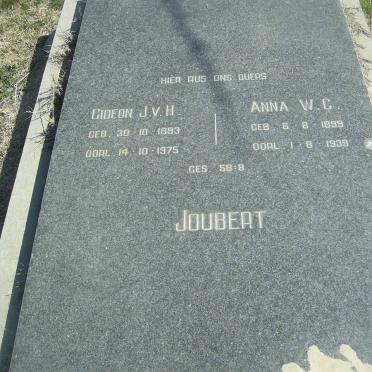 JOUBERT Gideon J. v. H. 1893-1975 &amp; Anna W.C. 1899-1939