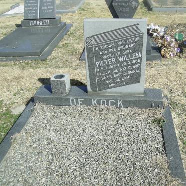KOCK Pieter Willem, de 1913-1989