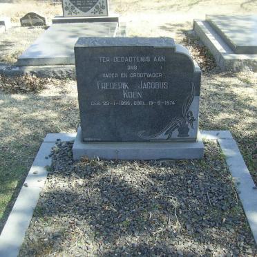 KOEN Frederick Jacobus 1895-1974