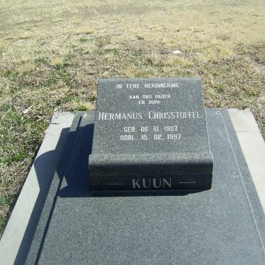 KUUN Hermanus Chrisstoffel 1907-1997