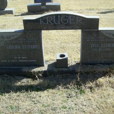 KRUGER Godlieb Stefanus 1904-1994 &amp; Vita Esther DE VILLIERS 1895-1992