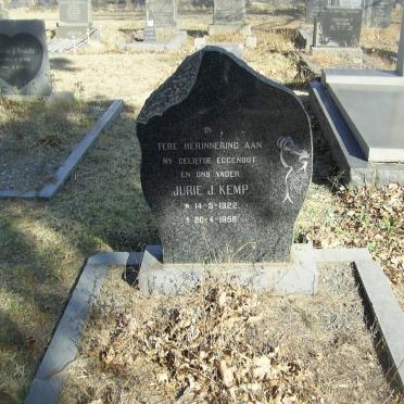 KEMP Jurie J. 1922-1956