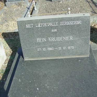 KRUIDENIER Hein 1960-1975