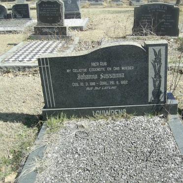 LOURENS Johanna Susanna 1918-1962