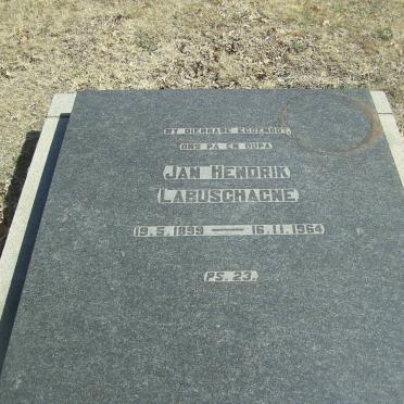 LABUSCHAGNE Jan Hendrik 1899-1964