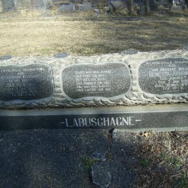 LABUSCHAGNE Jan Hendrik 1892-19?? &amp; Renetta Johanna E. JOUBERT 1898-1971