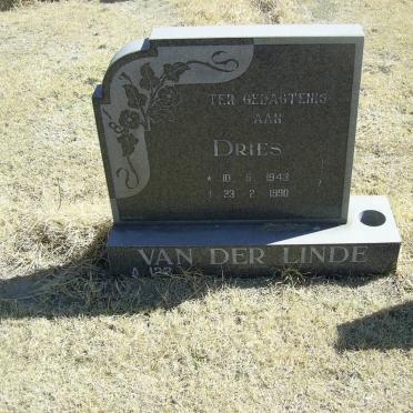 LINDE Dries, van der 1943-1990