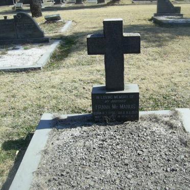 McMANUS Frank 1896-1971