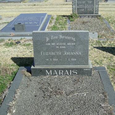MARAIS Elizabeth Johanna 1904-1994