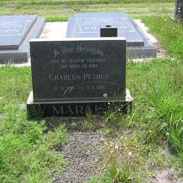 MARAIS Charles Petrus 1901-1986