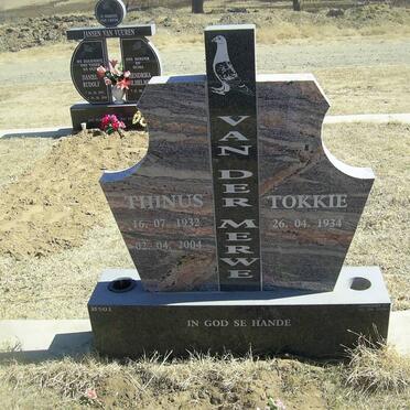 MERWE Thinus, van der 1932-2004 &amp; Tokkie 1934-