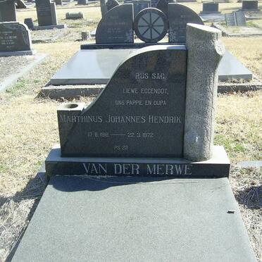 MERWE Marthinus Johannes Hendrik 1918-1972
