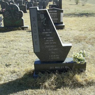 NAUDE Johannes Antonie  1937-1995