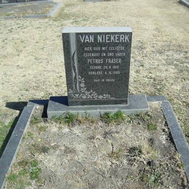 NIEKERK Petrus Fraser, van 1919-1980