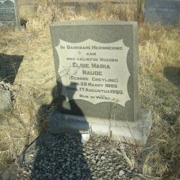 NAUDE Elsie Maria nee GREYLING 1885-1950