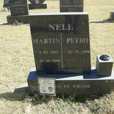NELL Martin James Perry 1967-2000 &amp; Petro 1970-